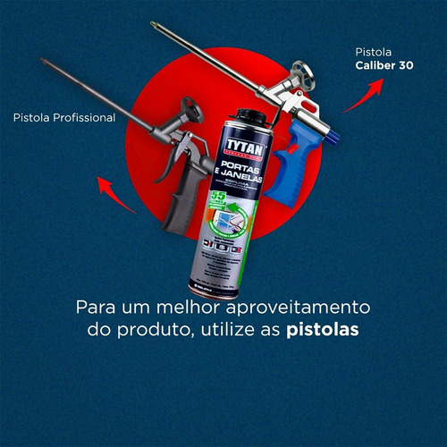 Espuma Expansiva Tytan Porta E Janelas (750ml) Caixa C/12 Un