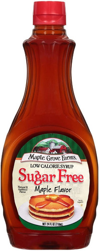 Jarabe Maple Syrup Sin Azúcar Maple Grove Sugar Free Import