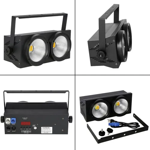 comprar 4pcs 200w Cob Led Par Light Dmx Stage Dj Audience Blinder 