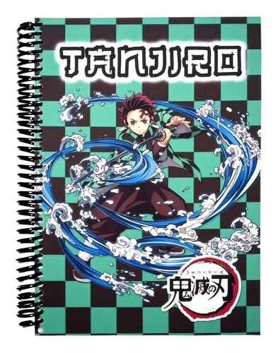 Cuaderno Tanjiro - Kimetsu -demon - Tapa Dura X100 Rayado A5