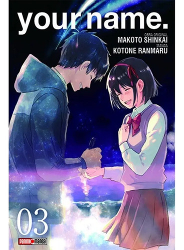 Your Name Vol. 3 Manga Panini Español De Makoto Shinkai