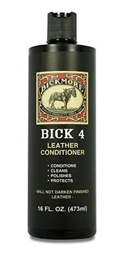 Bick 4 - Acondicionador De Cuero Y Limpiador De Cuero De 16 