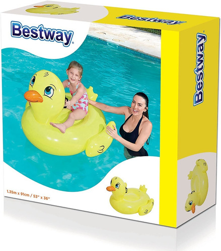 Inflable Pileta Pato Chico 135mx91cm Flotador Bestway