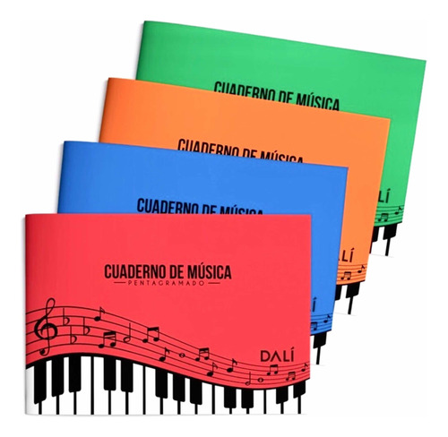 Cuaderno De Música Pentagramado X Unidad