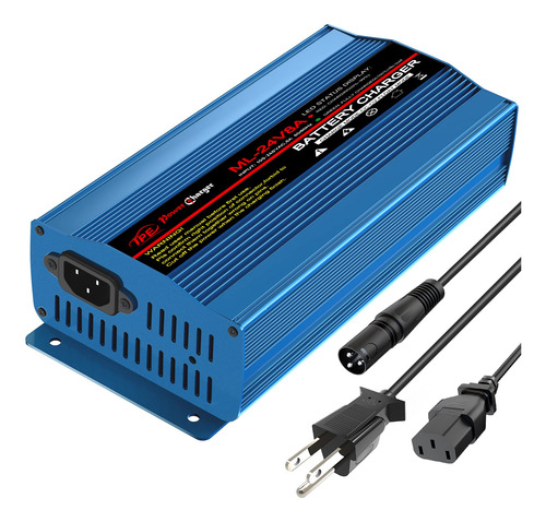 Cargador De Bateria Automatico Inteligente De 24 V, 8 Amperi