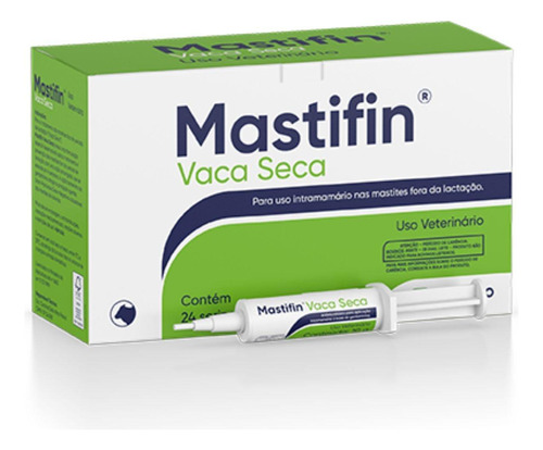 Mastifin Vaca Seca Mastite No Período Seco 10g