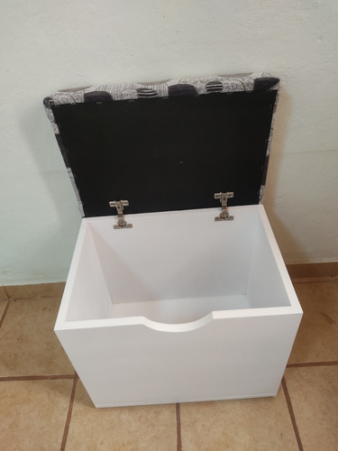 Baúl Taburete Para Almacenar Con Asiento