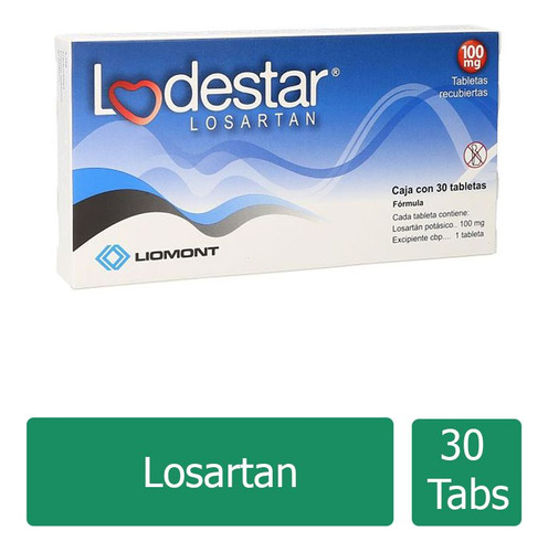 Lodestar 100 Mg Caja Con 30 Tabletas