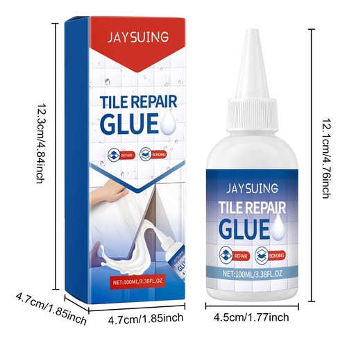 Kit De Reparación De Lechada Para Azulejos, Secado Rápido, S