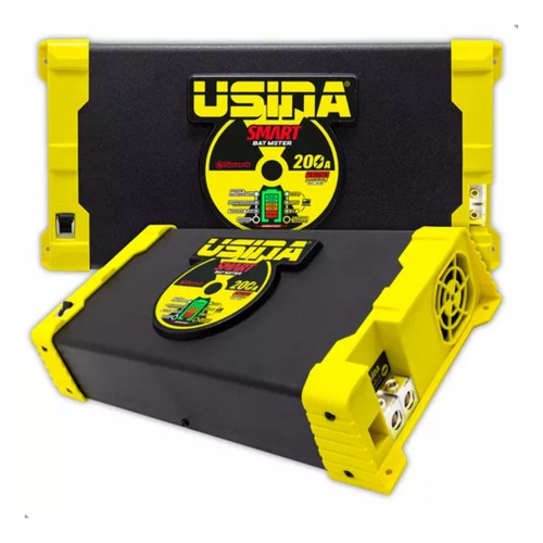 Fonte Automotiva Usina Smart Bat Meter 12v 200a Bivolt