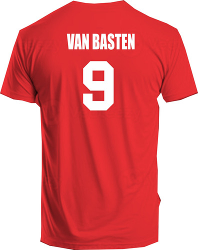Playera Futbol Milan Ac Van Basten Soccer