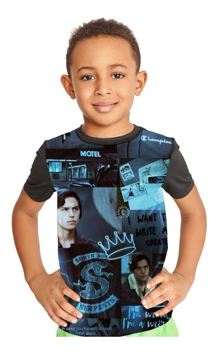 Camiseta Infantil Riverdale Serpentes Jughead Jones Ref:546