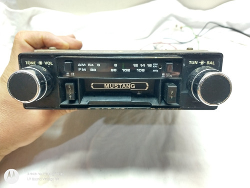 Auto Rádio Toca Fitas Mustang Mcr -4000 Léia O Anúncio (Usado)