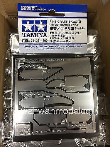 Tamiya 74105 Arte Fino Sierras - 0.15mm Espesor