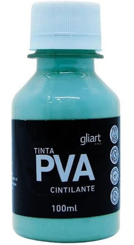 Tinta Pva Fosca Gliart 100ml Cor Azul-turquesa