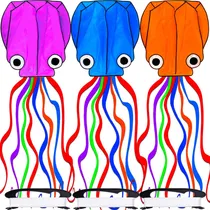 Comprar Cometa, Paquete De 3 Cometas Para Niños Fáciles De Volar, Cometas Para Adultos, Cometa Gigante De Pulpo Para Juegos De Playa Al Aire Última Intervensión, Cometa De Playa Fácil Volar, De