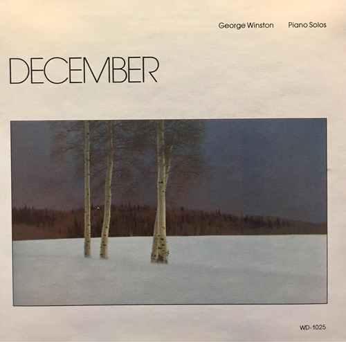 Cd George Winston December - Piano Solos - Made In U S A