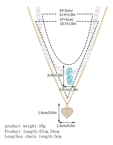 Colgante Con Colgante De Diamante En Forma De Corazón Para M