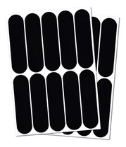 Comprar Juego De 10 Calcomanías Reflectantes Autoadhesivas Negras