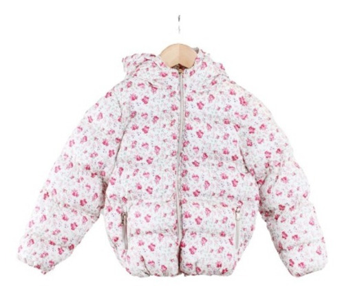 Campera Niña Nena Abrigo Polar Flores Nucleo Regalosdemama