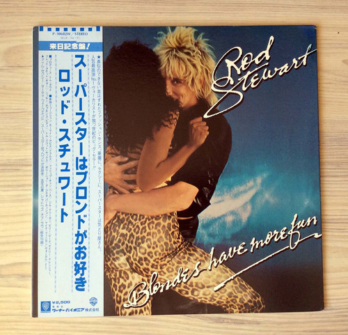 Vinilo Rod Stewart - Blondes Have More Fun (1ª Ed. Japón,