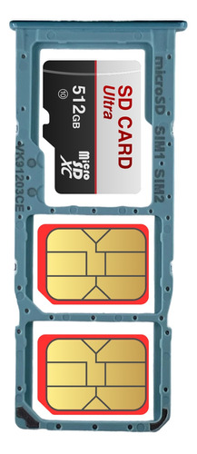 Bandeja Porta Sim Chip Card Compatible Samsung Galaxy A71