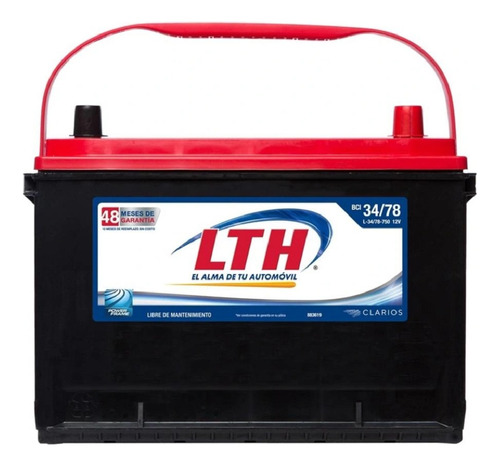 Batería Para Carro Marca Lth Tipo L-34/78-750. Entrega  Cdmx