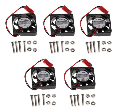 5x Dc Coolless Cooling Fan 5v 0.2a Cpu Compatible Con 3 B
