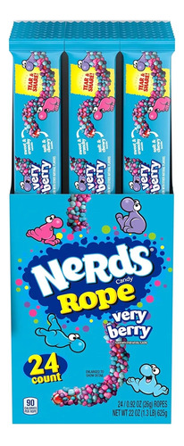 Dulces Americanos Importados Wonka® Ferrara® Nerds Rope X 24