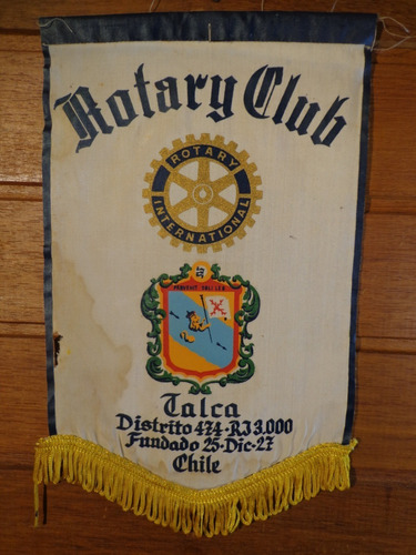 Antiga Flâmula Rotary Talca Chile - F0077