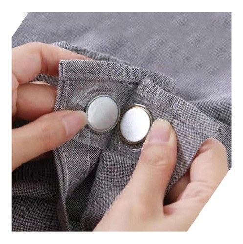 20 Pares Imán Para Costura Invisible Ropa Bolsos 12mm X 2mm