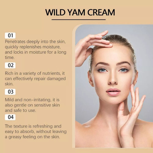 Crema Natural Ñame Silvestre Crema Relief Wild Yam,2pc.