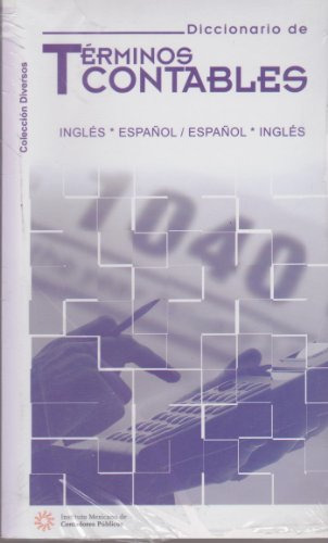 Libro Diccionario De Terminos Contables Inglés Español Españ