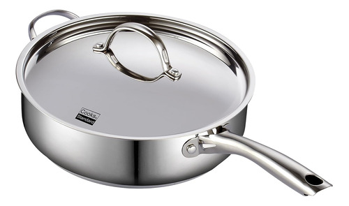 Tapa Profunda Cooks Standard Classic De Acero Inoxidable, 5