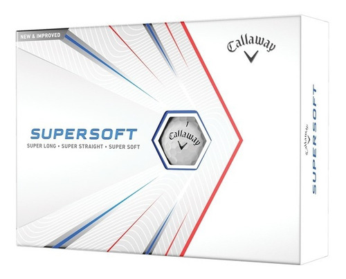 Pelotas De Golf Callaway Supersoft X 12