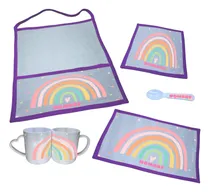 Comprar Set Jardin Tela 100% Algodón Hipoalergénico Arcoiris