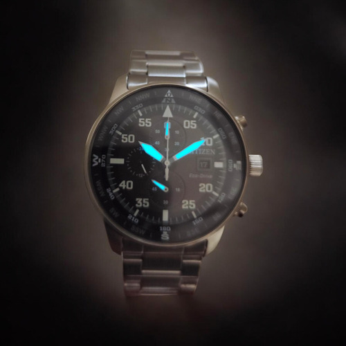Reloj Citizen Hombre Ca0690-88e Aviator Eco-drive