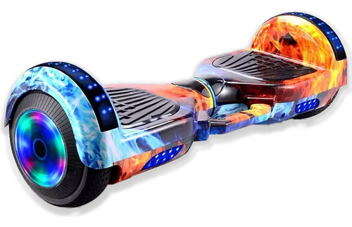 Patineta Eléctrica Hielo Y Fuego - Bluetooth - Luces Led