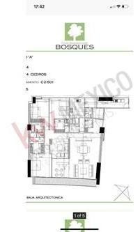 Imagen 10 de 25 de Rento Departamento Con Terraza En Club Residencial Bosques