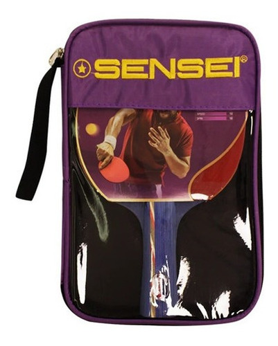 Imagen 1 de 6 de Paleta De Ping Pong Tenis Mesa 6 Star Sensei