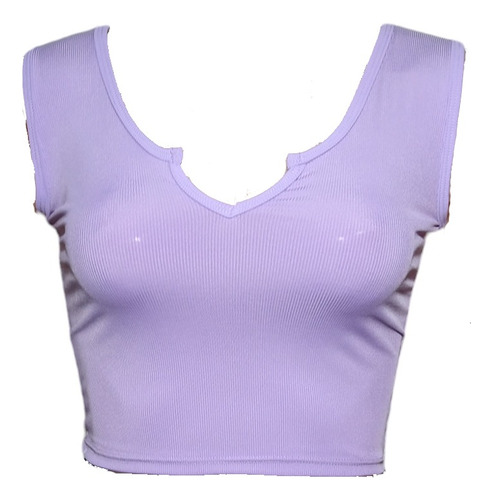 Remera Musculosas Morley Mujer Dama Top Cuello V  