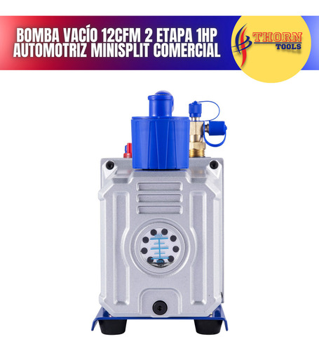 Bomba Vacío 12cfm 2 Etapa 1hp Automotriz Minisplit Comercial