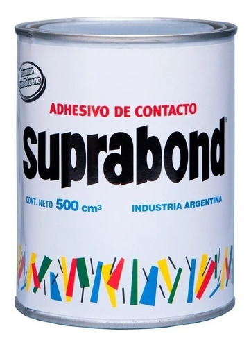 Adhesivo Suprabond De Contacto Sin Tolueno - Lata 1/2 Litro