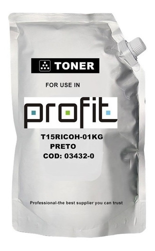 Refil De Toner Universal P/ Ricoh Mp C3501 C3001 Black