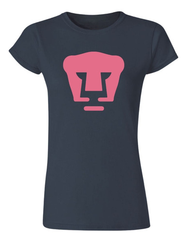 Playera Mujer Pumas Logo Rosa