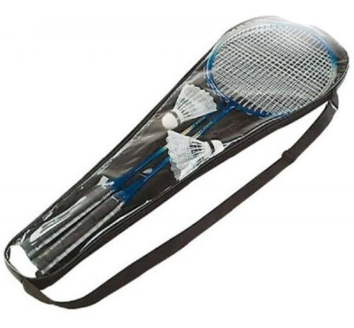 2 Raquetas  Badminton + Plumillas +funda 
