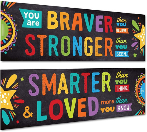 Sproutbrite Classroom Banner Decorations - Motivational  Ins