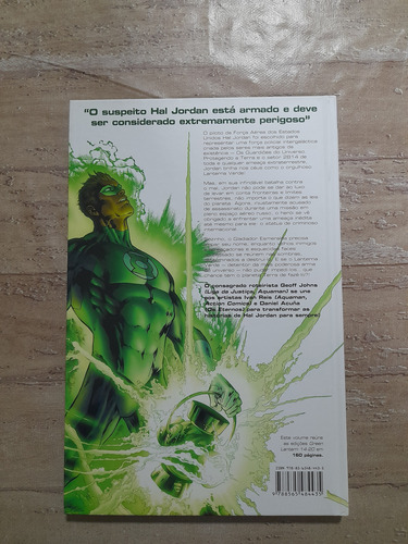 Lanterna Verde: Hal Jordan Procurado - Panini Capa Dura (2019) (Usado)