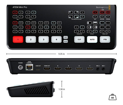 Imagen 3 de 4 de Switcher- Atem Mini Pro- Blackmagic