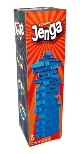 Jenga Clásico Juego De Mesa Familiar De 54 Pcs 